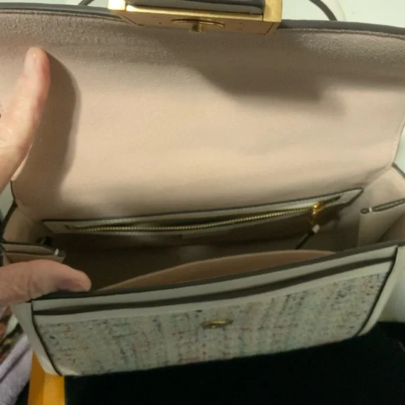 NWOT Kate Spade Colorful Tweed Satchel - Picture 5 of 5